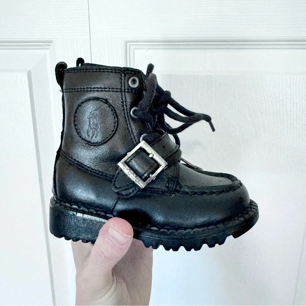 Polo Ralph Lauren Leather Ranger Hi II Casual Boots Sz 5